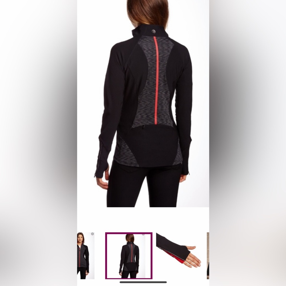 MPG Tread Run Jacket in Black/Pink Combo